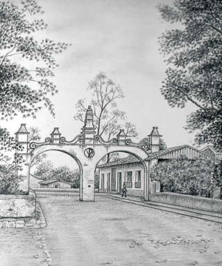 “La Garita”, entrada a Orizaba, al poniente, a principios del siglo XX.