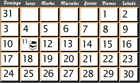 Mes de Agosto-pulse segun el d�a