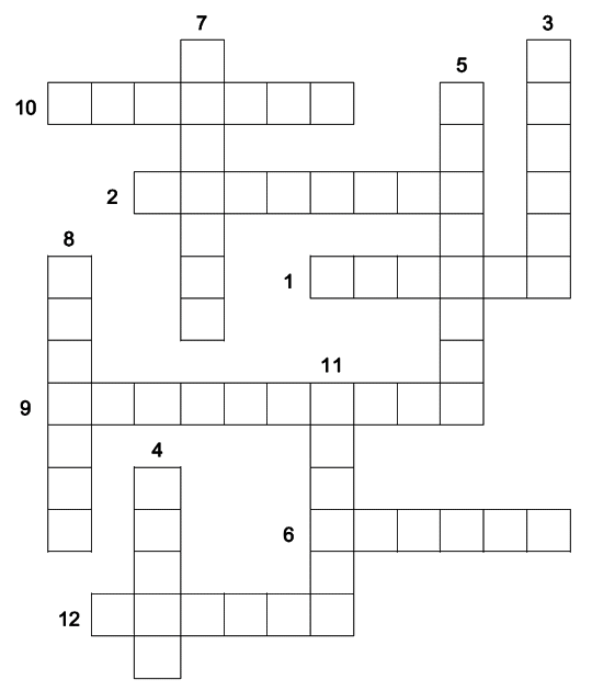 Crucigrama Trimestre I-1