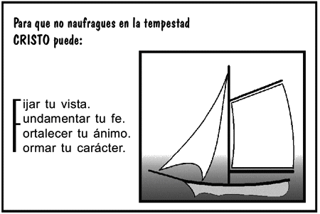 Para no naufragar Cristo va contigo