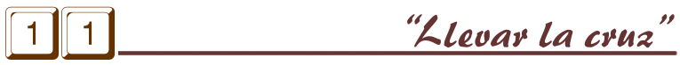 Llevar la cruz