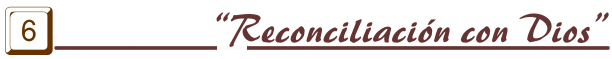 Reconciliaci�n con Dios