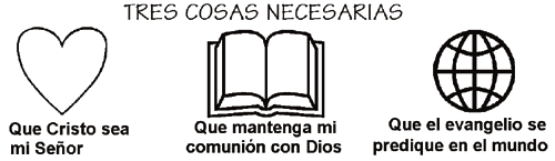 Tres cosas necesarias