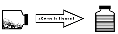 ¿Cómo lo llenas?